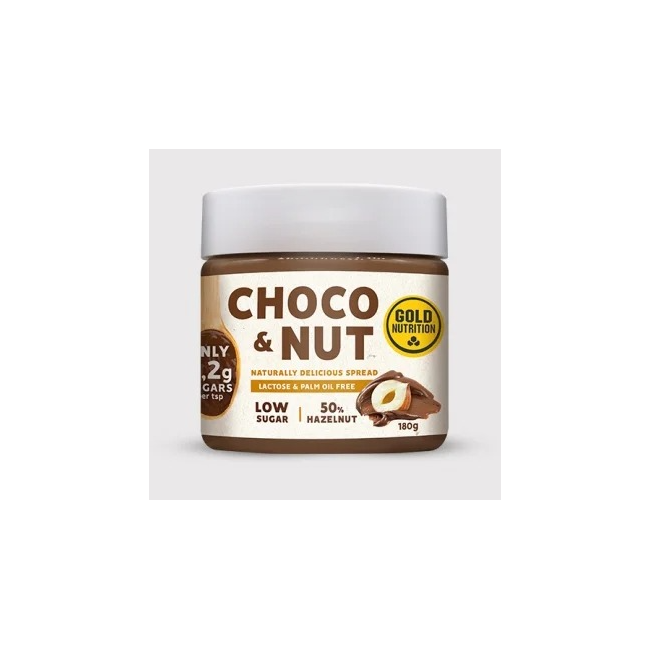 Gold Nutrition - borcan - crema tartinabila - Choco-Nut Low sugar - 180g
