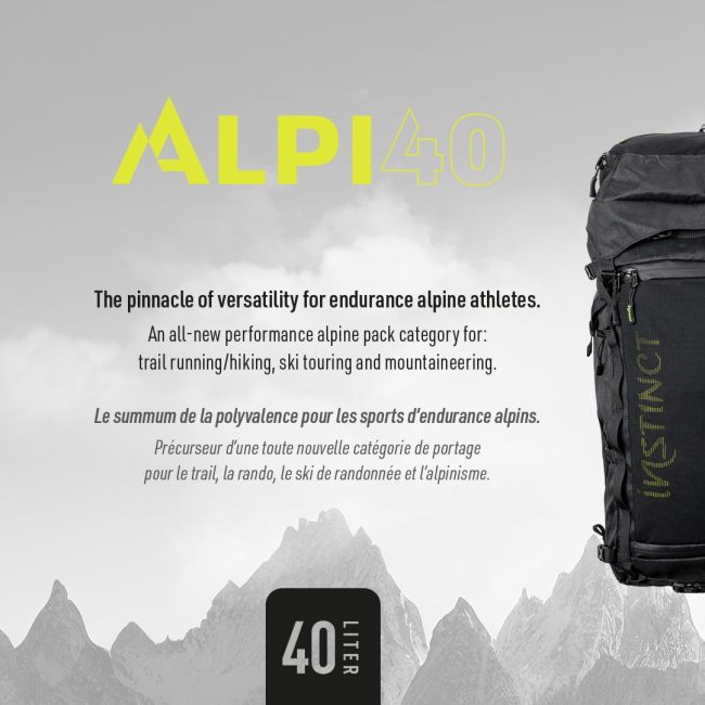 Instinct - vesta alergare tip rucsac - ALPI 40 + 2x HydraPack 600ml - 40L