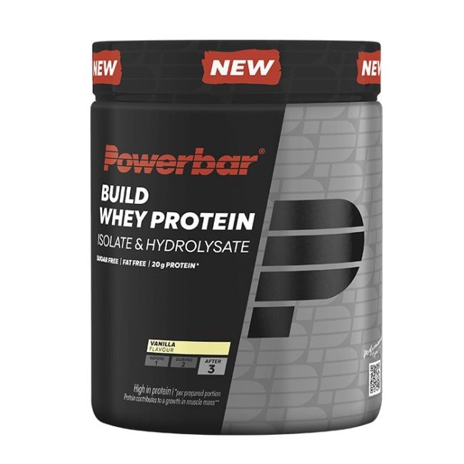 Powerbar - bidon - Whey Protein - vanilie - 550g