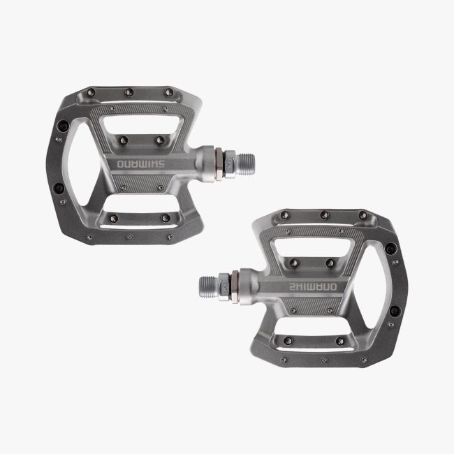 Shimano - pedale MTB - PD-GR500 Flat - fara catadioptrii - argintiu