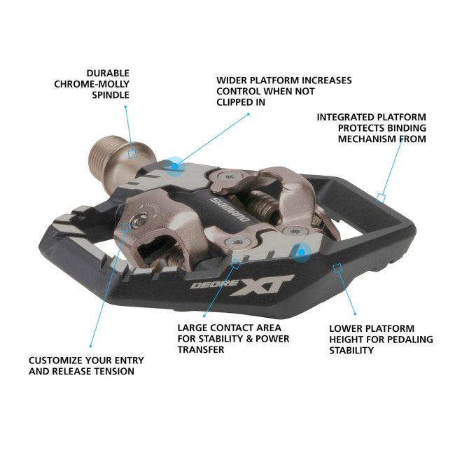 Shimano - pedale MTB clipless - Deore XT PD-M8120