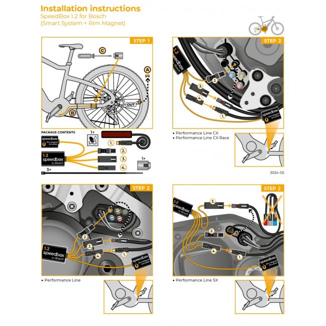 Speedbox - 1.2 for Bosch (Smart System + Rim Magnet)