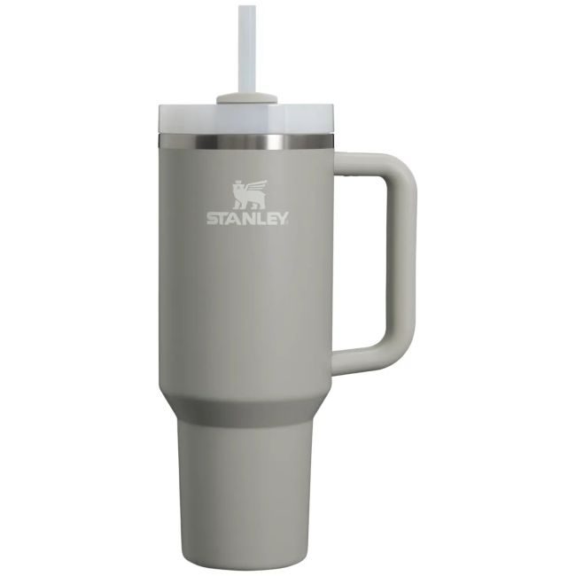 Stanley - termos tip sticla cu pai - Quencher H2.0 Tumbler - Ash - 1.18L