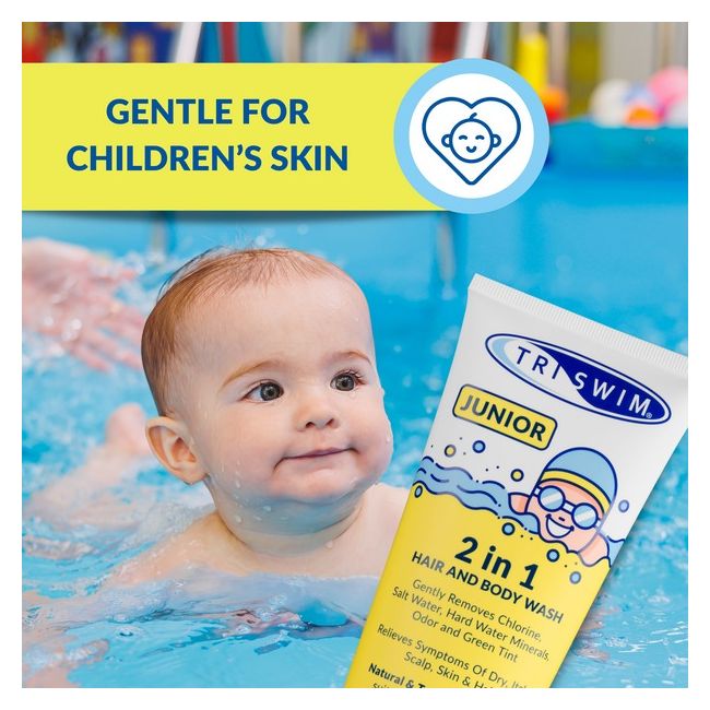 Triswim - 2 in 1 junior - sampon si gel de dus - sweet persimmon - 200ml