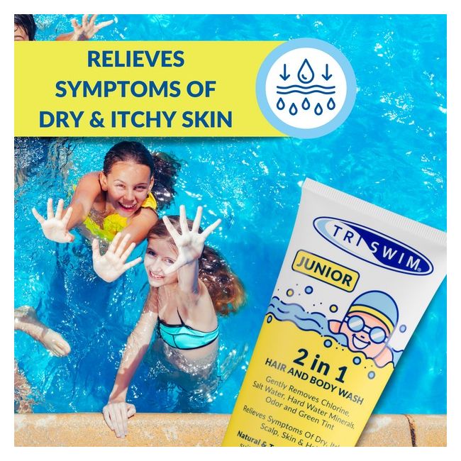 Triswim - 2 in 1 junior - sampon si gel de dus - sweet persimmon - 200ml