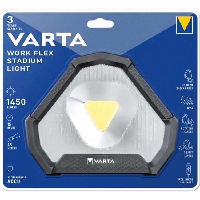 Varta - lanterna - Work flex stadium - 1450 lumeni
