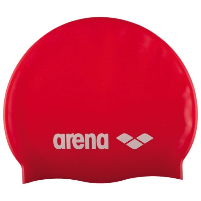 Arena - casca inot silicon - Classic - Rosu | Alb