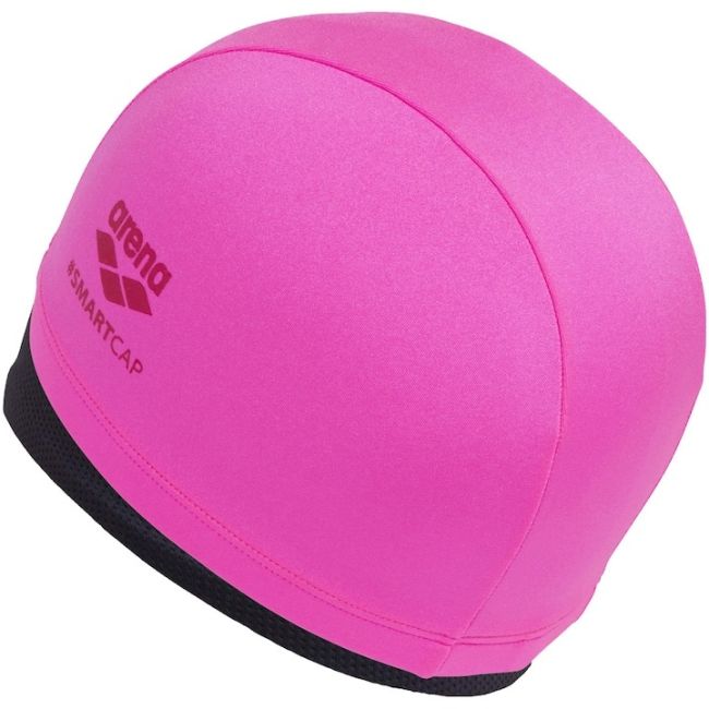 Arena - casca inot textila - copii - Smartcap - Pink