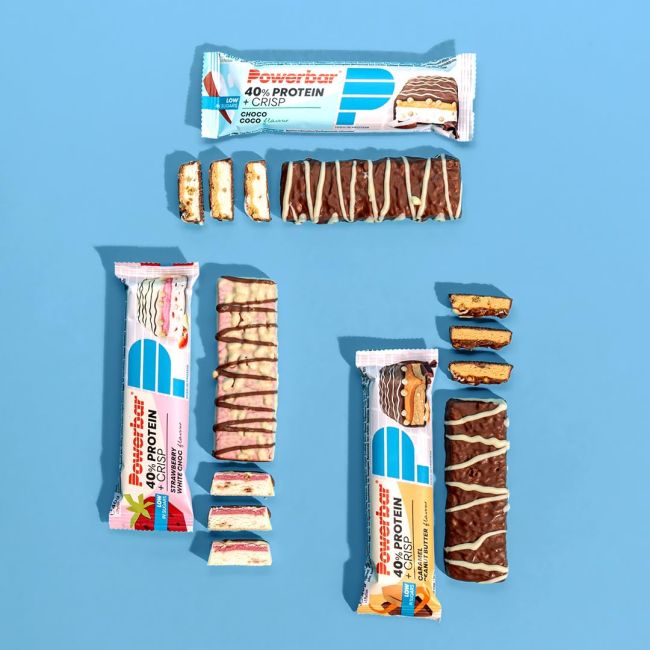 Powerbar - baton proteic activitate sportiva Protein+ 40% - aroma Caramel si unt de arahide - 40g