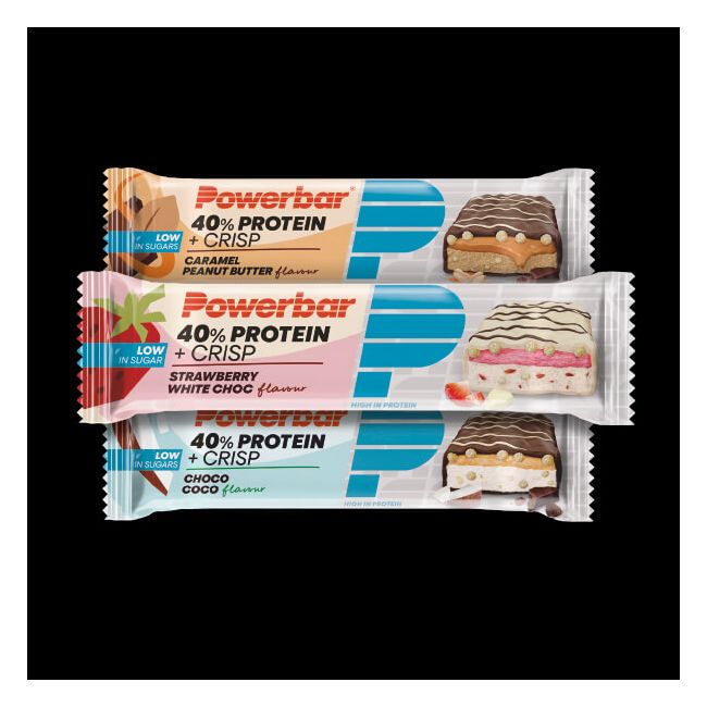 Powerbar - baton proteic activitate sportiva Protein+ 40% - aroma Caramel si unt de arahide - 40g