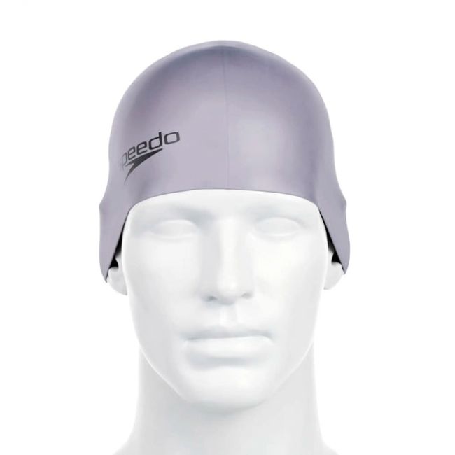 Speedo - casca inot silicon - Plain Moulded - Gri