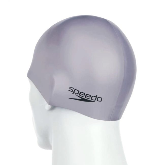 Speedo - casca inot silicon - Plain Moulded - Gri
