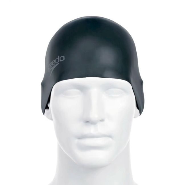 Speedo - casca inot silicon - Plain Moulded - Negru