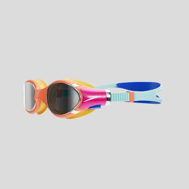 Speedo - ochelari inot - copii - Biofuse 2.0 Mirror - Portocaliu I Alb