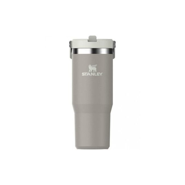 Stanley - termos tip sticla cu pai - Iceflow Flip Straw Tumbler - Ash - 890 ml