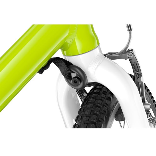 Woom - bicicleta copii 16" Woom 3 AUTOMAGIC, varsta recomandata 4-6 ani (105-120cm) - 6 kg - verde intens lime alb