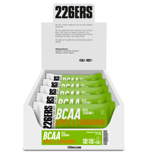 226ers - baton energie - Endurance Fuel Bar BCAA - mar si scortisoara - 60g