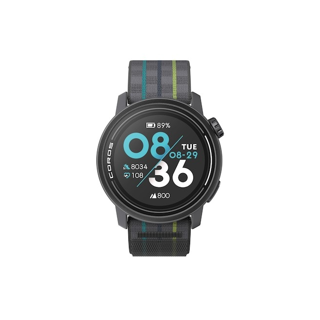 Coros - Pace 3 - ceas multisport GPS - Negru - curea neagra/nailon