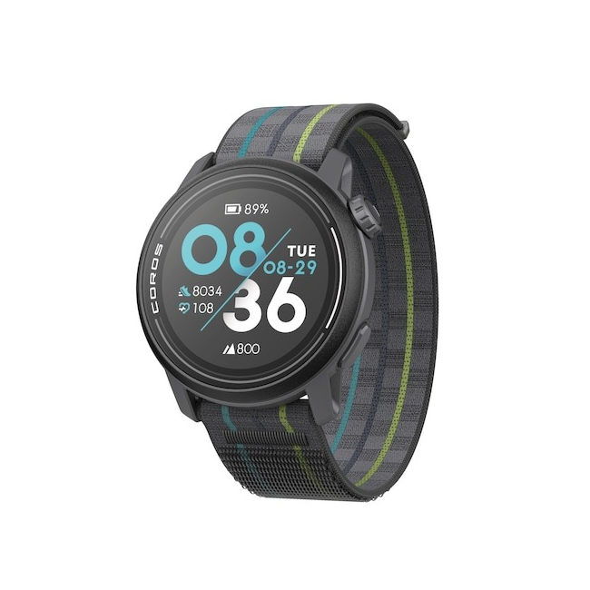 Coros - Pace 3 - ceas multisport GPS - Negru - curea neagra/nailon