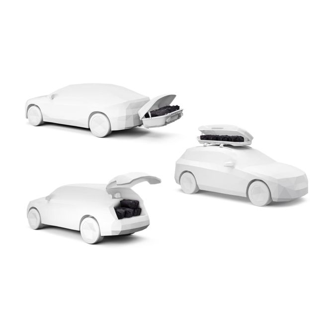 Set genti voiaj THULE GoPack Duffle 75L - Black | 4 buc.