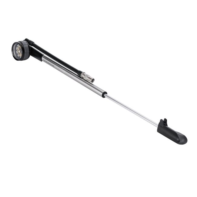 Topeak - pompă suspensii bicicletă Pocketshock DXG XL (TPSDXG-XL) - argintiu negru