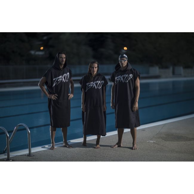 Z3R0D - Prosop tip poncho TRANSITION towel - negru armada
