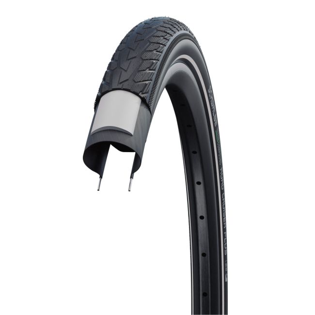 Cauciuc SCHWALBE Road Cruiser Plus - 28x2.15 (55-622) HS484 B/B+RT, Green - Sarma