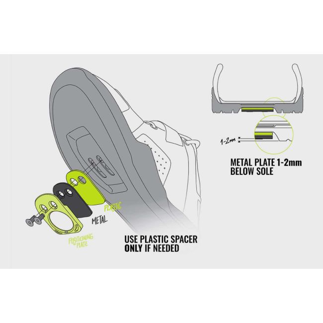 Pedale magnetice MAGPED Ultra2 150N - Black