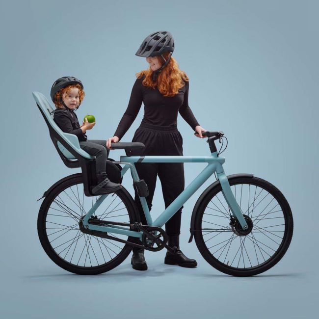 Scaun bicicleta copii THULE Yepp 2 Maxi cu montare pe spate - Midnight Black