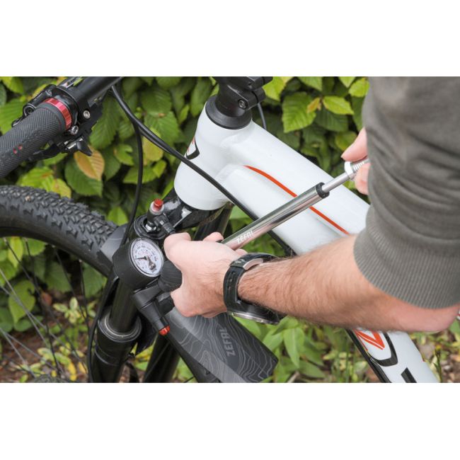 Pompa shock ZEFAL Z Shock - Black/Silver