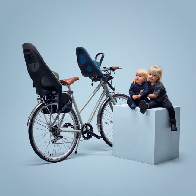 Scaun bicicleta copii THULE Yepp 2 Mini cu montare in fata - Majolica Blue