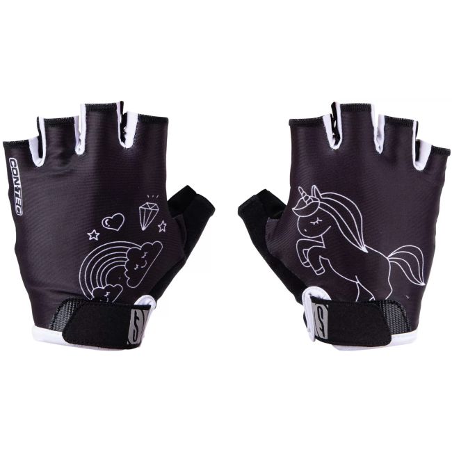 Manusi copii CONTEC Unicorn SF - Black/White