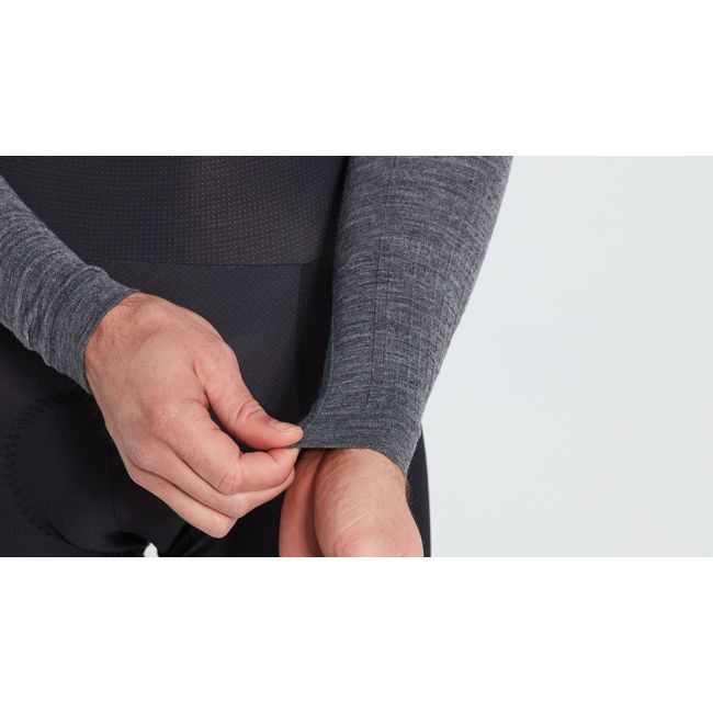 Bluza SPECIALIZED Men's Merino Seamless LS Base Layer - Grey