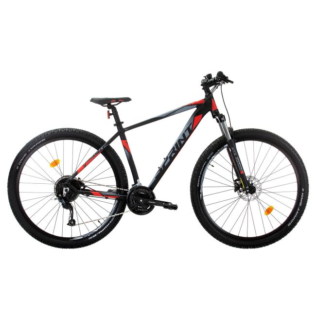 Bicicleta MTB Sprint Maverick Pro 29 Negru Mat/Rosu 520 mm