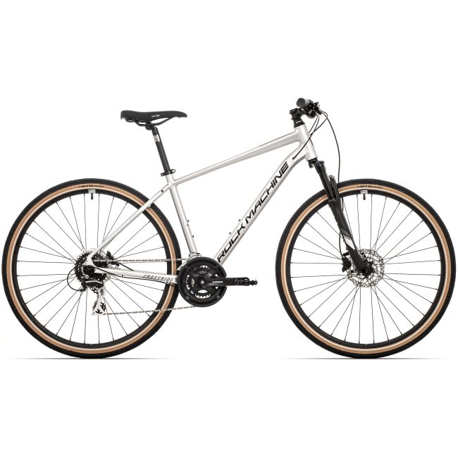 Bicicleta Rock Machine Crossride 300 29 Gloss Silver/Black/Grey  18.0 - (M)