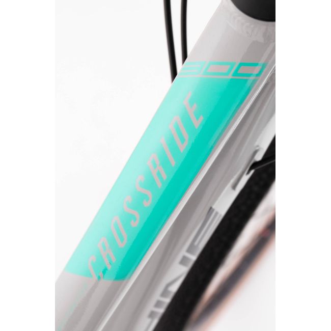 Bicicleta Rock Machine Crossride 300 Lady 29 Gloss Grey/Grey/Mint 19.0 - (L)