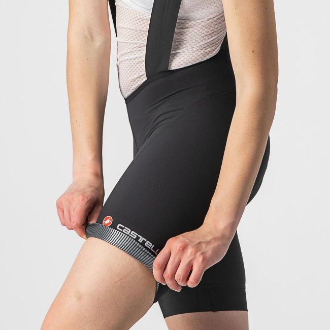 Pantaloni scurti cu bretele Castelli Endurance W de dama Negru