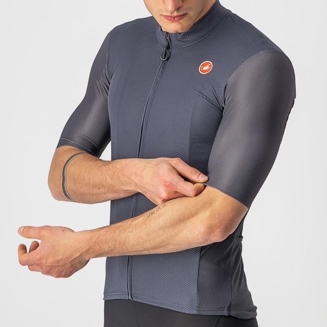 Tricou cu maneca scurta Castelli Endurance Elite Antracit XXL