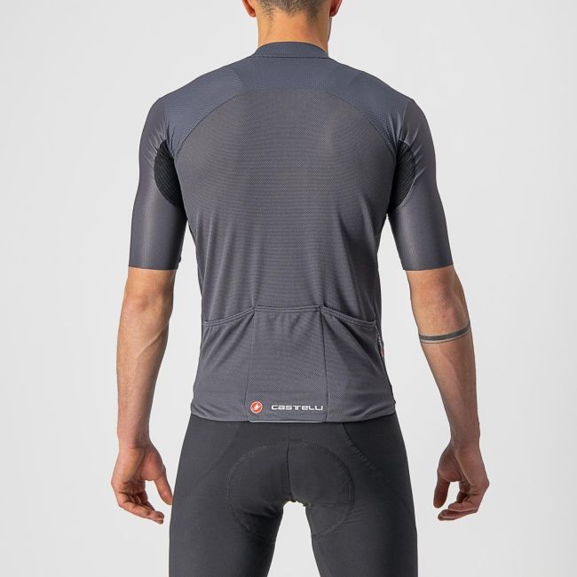 Tricou cu maneca scurta Castelli Endurance Elite Antracit XXL