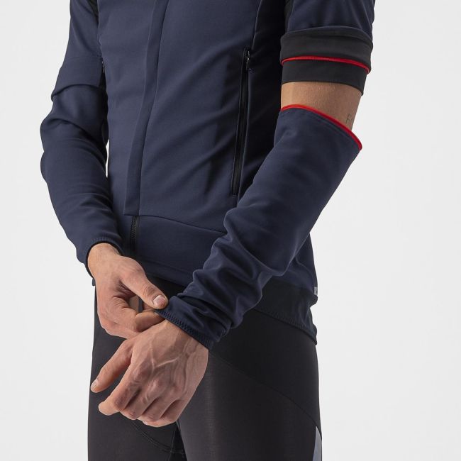 Jacheta cu maneci detasabile Castelli Perfetto RoS 2 Convertible Bleumarin XXL