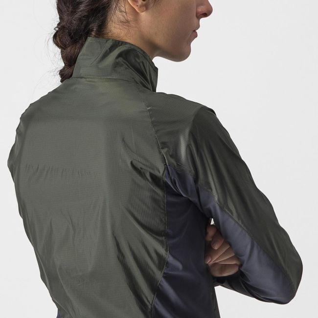 Jacheta de vant Castelli Squadra Stretch W de dama Kaki XL