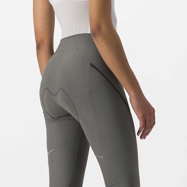 Pantaloni trei sferturi Castelli Velocissima 3 de dama Gri/Antracit S