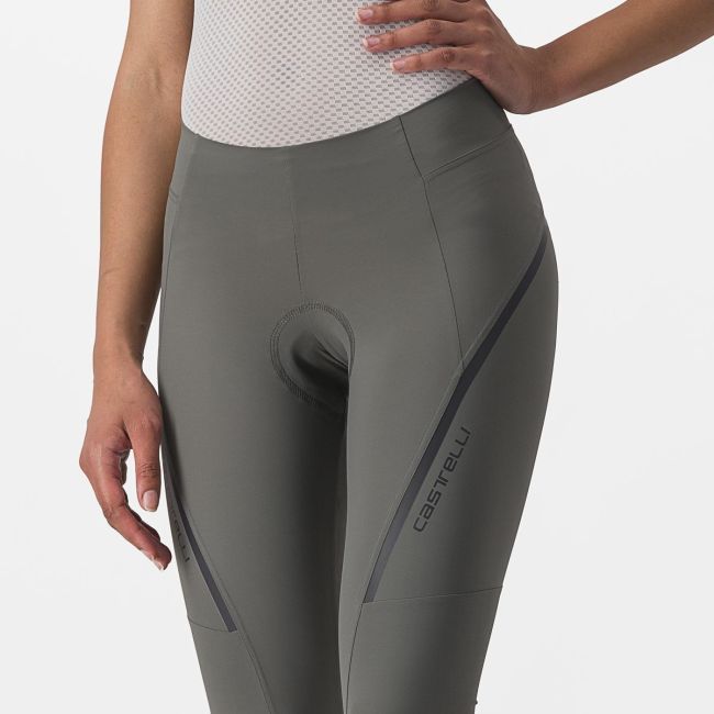 Pantaloni trei sferturi Castelli Velocissima 3 de dama Gri/Antracit S