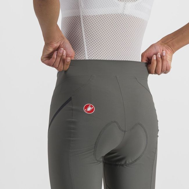 Pantaloni trei sferturi Castelli Velocissima 3 de dama Gri/Antracit XS