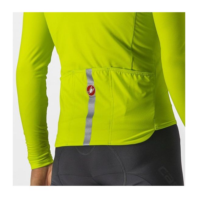 Tricou cu maneca lunga Castelli PRO Thermal Mid LS Galben Fluo XL