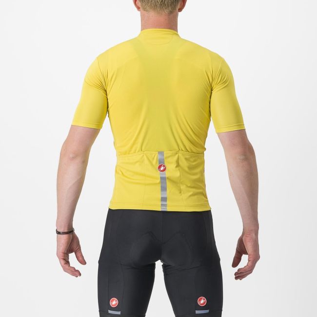 Tricou cu maneca scurta Castelli Classifica Galben XXXL