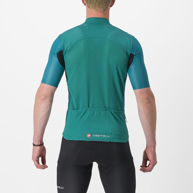 Tricou cu maneca scurta Castelli Endurance Elite Turcoaz