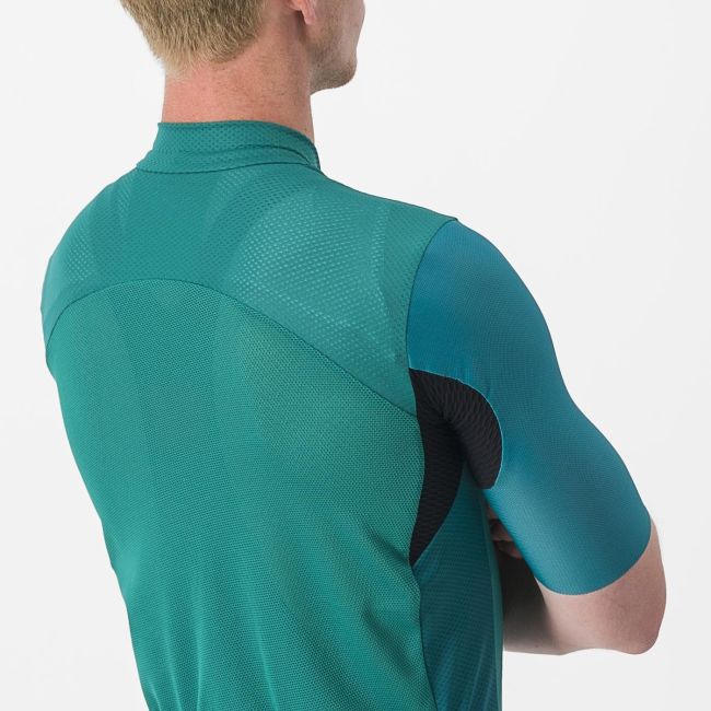 Tricou cu maneca scurta Castelli Endurance Elite Turcoaz