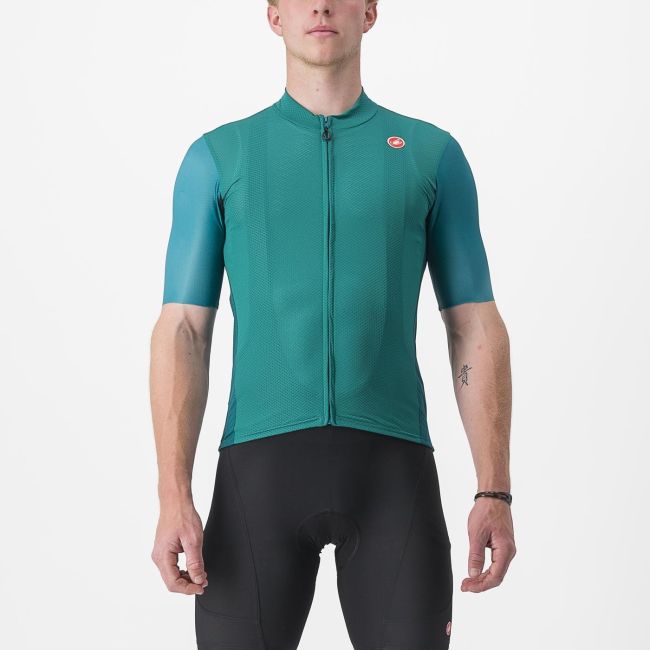 Tricou cu maneca scurta Castelli Endurance Elite Turcoaz