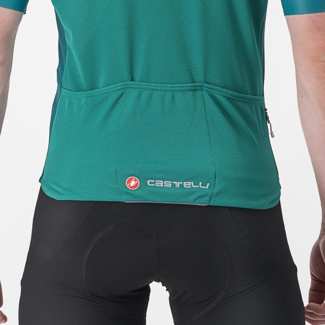 Tricou cu maneca scurta Castelli Endurance Elite Turcoaz